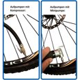 thumbnail image 4 of Volkmi 1 set Bicycle Valve Adapter Kit Bicycle Valve Manifold Valve Adapter SV AV DV Bicycle Pump Adapter + Extension Rod Kit, 4 of 9