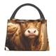 thumbnail image 1 of Fotbe Adorable Calf Butterflies Champagne Bolsa Térmica Portátil con Estampado, Bolsa de Entrega de Alimentos Aislada, Bolsa Reutilizable de Gran Capacidad para Comidas y Supermercado, 1 of 6