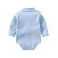 thumbnail image 3 of A V Uni Body à Manches Longues pour Bébés Garçons Filles 6-9 Mois, Rose, 3 of 3