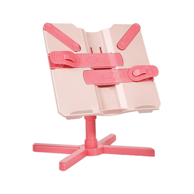 Soporte para Libros Soporte Plegable para Escritorio Ricer Cómodo Ahorro de Espacio Accesorios Duraderos Soporte Ajustable Soporte de Lectura Soporte Rosa SM SunniMix Soporte para portátil con soporte para libros