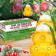 thumbnail image 4 of 2 Trampas para Avispas en Forma de Calabaza para Colgar Abejas Atrapamoscas Trampas para Moscas de Frutas Disuasorio de Avispas Al Aire Libre Repelente de Avispas para ANGGREK Otros, 4 of 8