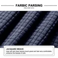 thumbnail image 5 of CJC 5 Seat Recliner Sofa Cover Elastic L-Shaped Sectional Couch Slipcover Jacquard Corner Reclining Sofa Protector, Navy Blue, 5 of 16