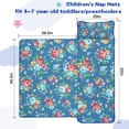 thumbnail image 5 of Pioneer Flower Floral Print Pattern Toddler Nap Mats for Kids Preschool,Sleeping Mat Bag or Kids,Toddler Sleeping Bag,Toddler Nap Mat or Daycare, 5 of 6