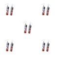 thumbnail image 2 of Pendientes de gota Minnieouse 1 par colgante de botellas de cristal con flores, 2 of 6