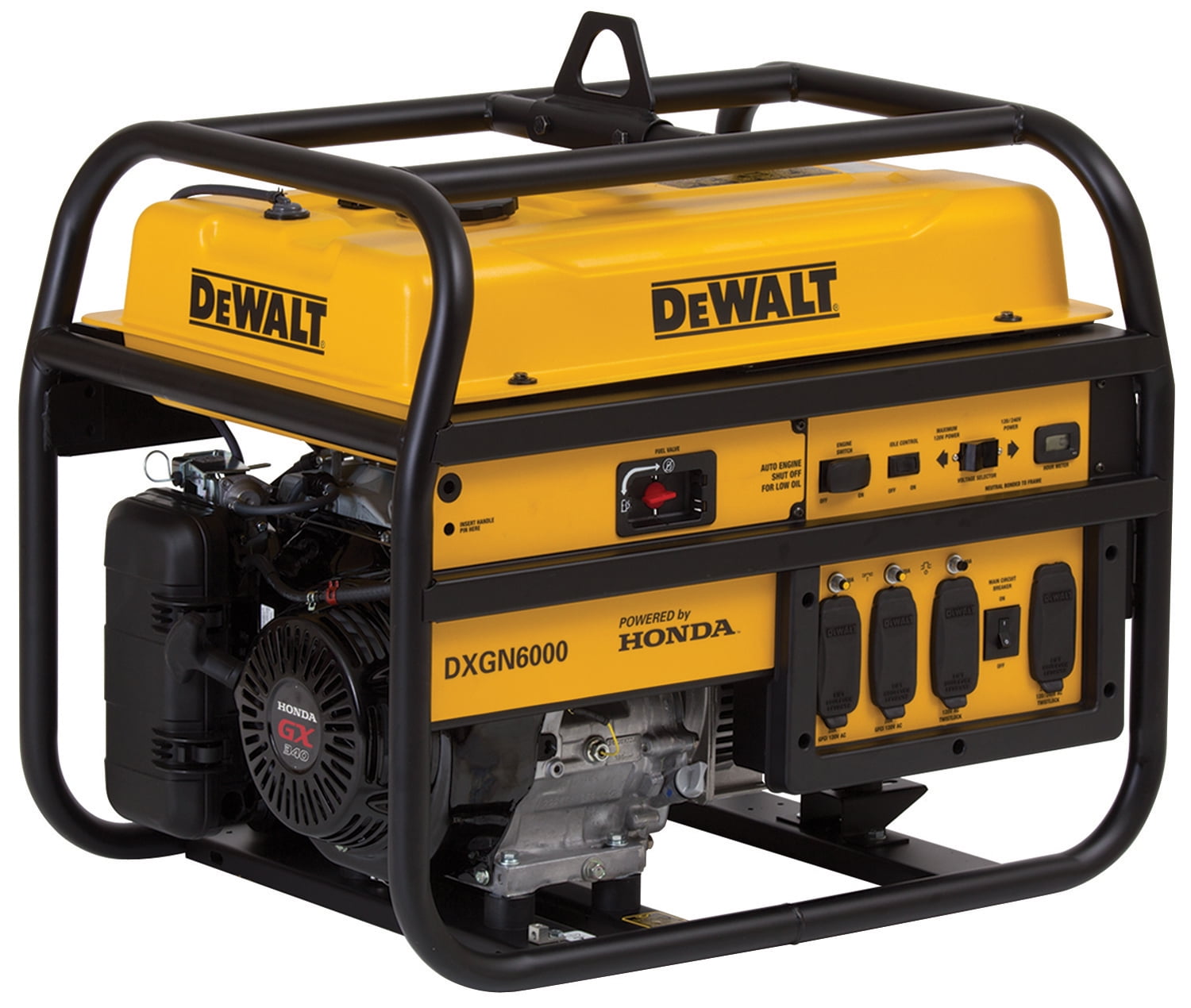 DEWALT DXGN6000 - 6,000 Watt Gasoline-Powered Portable Generator, 50ST