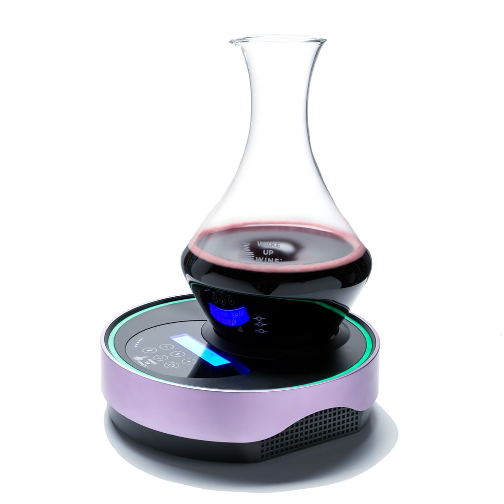 WAKE UP WINE Electronic Decanter Set with 750ml LeadFree Glass