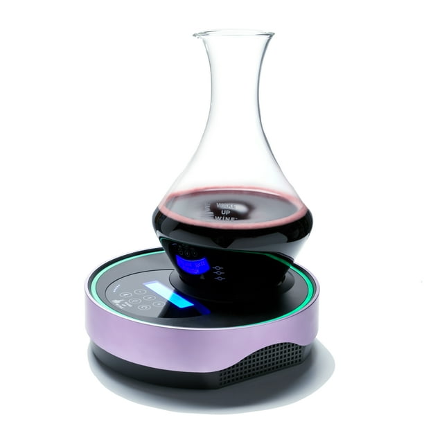 WAKE UP WINE Electronic Decanter Set with 750ml LeadFree Glass