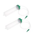 thumbnail image 1 of Unique Bargains Plastic Air Tubing Glue Dispenser Syringes 300cc Clear w Adapter (Plastic Cover), 2 Pcs, 1 of 3