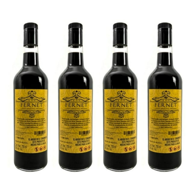 Pack de 4 Licor Wind 4 Fernet 750 ml