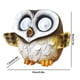 thumbnail image 3 of RKSTN solar light Owl Sculpture Resin Solar Lamp For Desktop Decoration And Gifts Birthday Gift, 3 of 7
