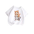 thumbnail image 2 of 2025 Hauts, T-Shirts et Chemises pour Filles Enfant Mignon Graphique Taille 12 Vêtements Col Rond Manche Courte T-Shirt à Bretelles pour Femmes Tee Été Décontracté T Chemise à Manches Longues, 2 of 5