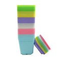 thumbnail image 1 of POINTERTECK Mini Flowerpot 24Pcs Plastic Multicolor Mini Green Plants Flowerpot with Tray Garden Home Decor, 1 of 6