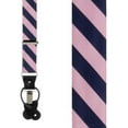 thumbnail image 2 of SuspenderStore Dressy Striped Suspenders - Convertible End Button & Clip - 5 Colors, 2 of 4
