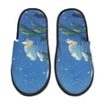 thumbnail image 1 of Fotbe Hibiscus Flowers Calm Water Pantuflas Peludas para Mujer con Estampado, Zapatillas de Peluche, Zapatos de Invierno para Casa, Uso Interior y Exterior-Large, 1 of 8