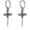 Crucifix, variant on Sword Dagger Earrings for Women Men, Stainless Steel Dangle Hoop Earrings, Gothic Medieval Punk Jewelry Gift