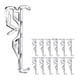 thumbnail image 1 of Clips de Cenefa, Clips de Cenefa de PláStico Transparente para Persianas, Clips de Persiana de Ventana Oculta para Cenefa de Persiana Horizontal (12 Piezas), 1 of 5