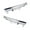 Chrome, variant on For Ram 1500 2019 20 21 22 23 2024 Grille Trim Passenger Side | Outer | Lower | Laramie Longhorn & Limited | Chrome | ABS Plastic | Replacement For CH1215104 | 6BT12SZ0AC