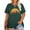 A-Dark Green, variant on Beach Shirts Women's Plus Size Graphic Tees Sunrise Sunset T-Shirts Casual Short Sleeve Vacation Tshirt