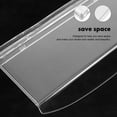 thumbnail image 3 of FUEENIRVA Wall Shoe Rack Mounted 4Pcs Clear PVC Floating Sneaker Display Shelves Home Use Retailers, 3 of 8