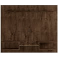 thumbnail image 2 of Manhattan Comfort Plaza 64" Wood Floating Entertainment Center in Brown, 2 of 10