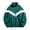 Green, variant on Men's Stand Collar V Shape Color Block Track Jacket Full Zip Rib Cuff Retro Vintage Windproof Athletic Coat