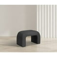 thumbnail image 7 of Meridian Furniture Niagara Black Boucle Fabric Bench, 7 of 7