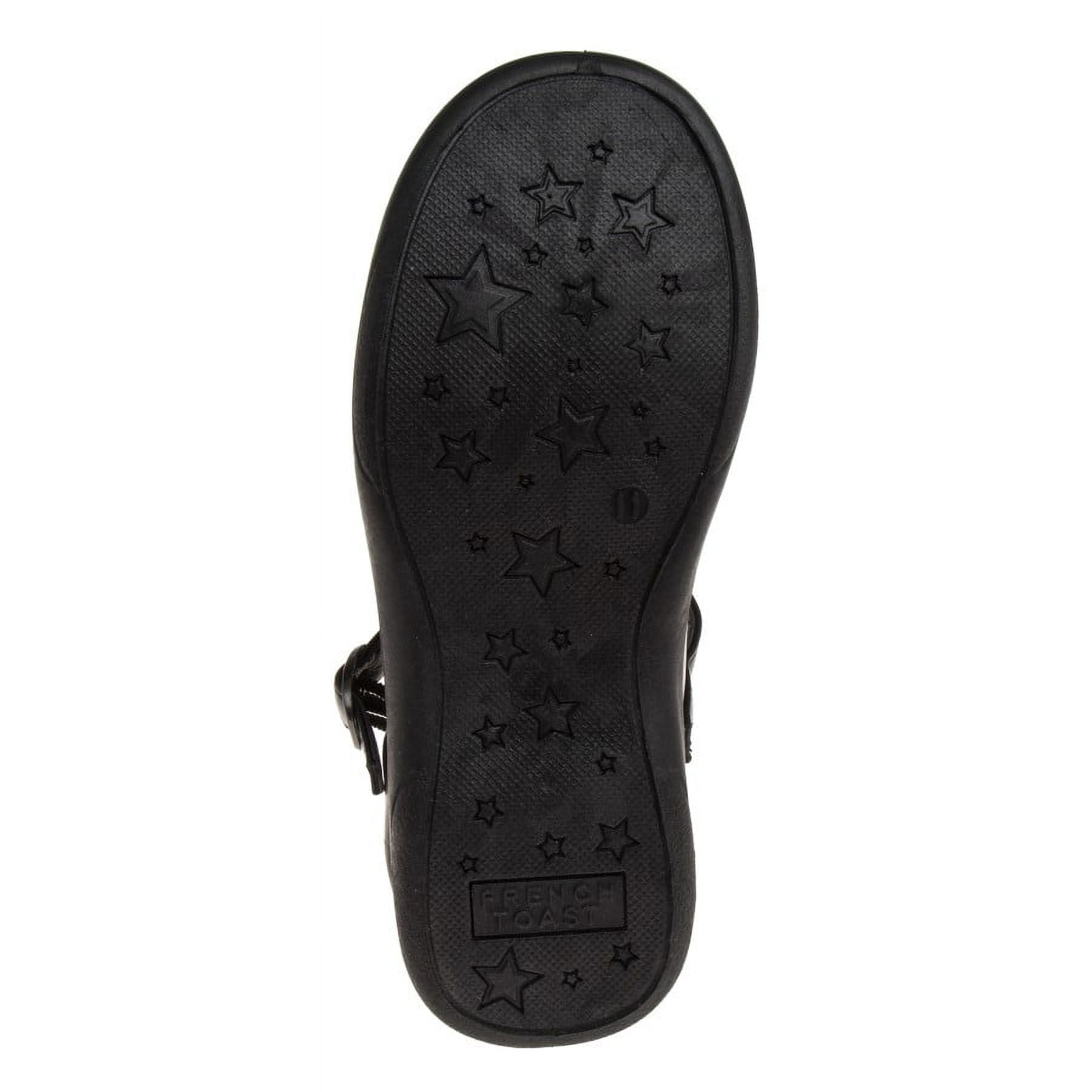 French Toast Little Kids Girls' Faux Leather Buckle School Shoes - Black, Size: 12