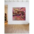 thumbnail image 3 of "Leopard and Butterfly" Painting Print on Wrapped Canvas, 3 of 7