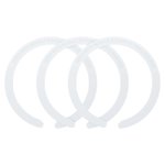 3Pcs Anneau magnétique, kit de conversion sans fil en forme de C, blanc