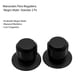 thumbnail image 4 of Manerales Para Regadera Cuadrado Negro Mate Estandar 2 Pz Negro Mate, 4 of 4