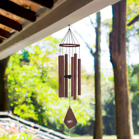 ICE ARMOR 34" Long Tuned Traditional Brown Wind Chime
