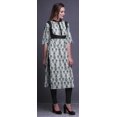 thumbnail image 3 of Bimba Robe Kurti Longue Indienne Imprimée Tunique Droite pour Femmes, 3 of 5