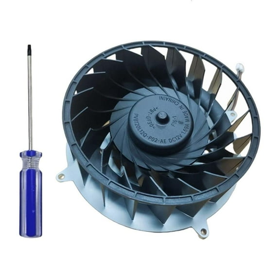 Tizuqe 19 Leaves 12V 1.69A Cooling Fan Replacement Console Heatsink with Screwdriver
