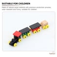 thumbnail image 3 of Miniature Cartoon Train Model Doll House Mini Train Decoration Kids Funny Small Train Toy, 3 of 5