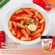 thumbnail image 4 of Instant Tteokbokki Cup (Cheese, 2 Cups) Korean Street food with cheese flavored sauce Topokki Rice Cake - Quick & Easy to Prepare, 4 of 5