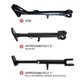 thumbnail image 3 of Fit For Honda Africa Twin Crf1100 Crf 1100 2020 2021 2022 2023 Motobike Adjustable Side Kick Stand Motorcycle Kickstand, 3 of 5