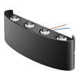 thumbnail image 3 of Cob Luz De Doble Cabezal Arriba Y Abajo Montado En La Pared Luz Nocturna Lámpara De Pared De Seguridad Blanco Frío Decoración Interior Para El Hogar Bar Café 85-265V 8W 8-Led Eigraketly HA025700-03, 3 of 7