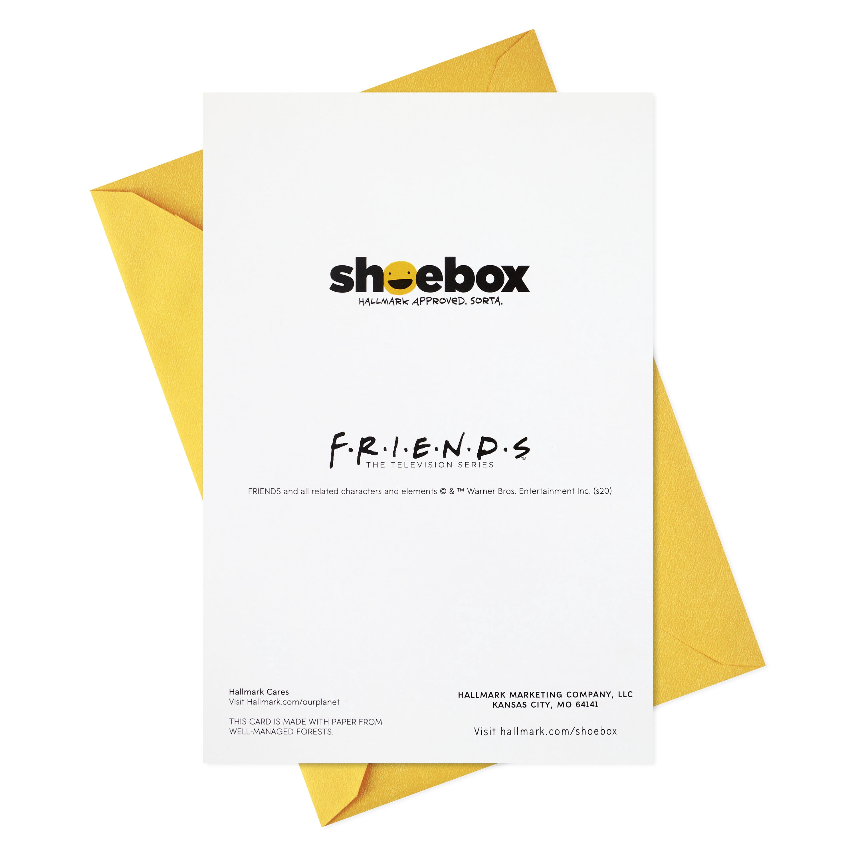 Hallmark Shoebox Pack of 2 Funny Birthday Cards (Friends)