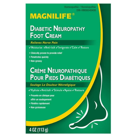 Crème neuropathie diabétique Magnilife pour les pieds 113g