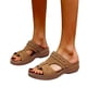 thumbnail image 4 of Amzcrzy Zapatos de mujer,Zapatos de mujer,Zapatillas de mujer, Sandalias de plataforma para mujer, talla grande, punta abierta, estilo informal, minimalistas, de charol. Sandalias Mujer Zapatillas De, 4 of 4