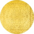 thumbnail image 1 of Ahgly Company Machine Washable Indoor Round Persian Yellow Traditional Area Rugs, 8' Round, 1 of 4