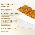 thumbnail image 6 of Peel and Stick Wallpaper Golden Crispy French Fries Seamless Food Wall Mural 23.6in x 9.8ft Self Adhesive Removable Wall Paper Renter Friendly Wallpaper for Nursery Bedroom Cabinets, 6 of 8