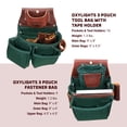 thumbnail image 4 of Cinturón para herramientas Occidental Leather OxyLights Framer XL, color verde, 4 of 6