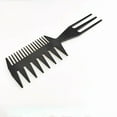 thumbnail image 3 of black  Big Teeth Double Side Tooth Combs Barber Hair Dyeing Cutting Coloring Brush Hair Brush Man Hair Styling Tool, 3 of 5