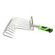 thumbnail image 5 of Rastrillo de mano para jardín, resistente, portátil, con mango ergonómico, herramienta para cultivar tierra, ideal para patios y jardines junto al Estilo A, 5 of 8