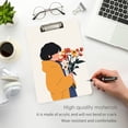 thumbnail image 3 of FORMRS Acrylic Clipboard with Low Profile Clip Standard A4 Letter Size, 12.5" x 9", Cartoon Flowers, 3 of 8