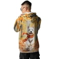 thumbnail image 5 of Welcome Fall West Highland White Terrier Strolling Through the Autumn Maple Forest All Over Print 3D Hoodie Unisex Merch Hoodies Westie Westy Dog Lover - 12012, 5 of 6