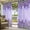 Violet Gray Purple Lavender Purple, variant on Outdoor Curtains for Patio Waterproof, Purple Lavender Outdoor Privacy Panels Grommet, Spring Watercolor Wild Flowers Plant Blackout Outside Curtains for Porch/Cabana 54"x108", 2 Panels