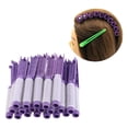 thumbnail image 1 of 20 Piezas Varillas de Plástico para Permanente del Cabello, Rizador de Cabello Sin Daños para Mujeres, Herramientas de Peinado, Rosa, Púrpura, Gris, Varillas de Onda Fría, 1 of 7