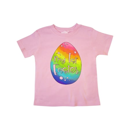 

Inktastic My !st Easter Rainbow Easter Egg Gift Toddler Boy or Toddler Girl T-Shirt